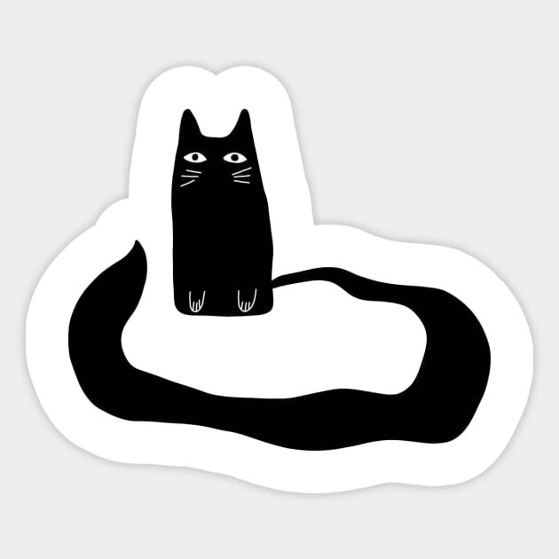 big cat Sticker by Minimalist Co.
